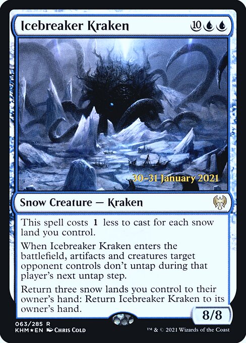Icebreaker Kraken (Kaldheim Promos #63s)