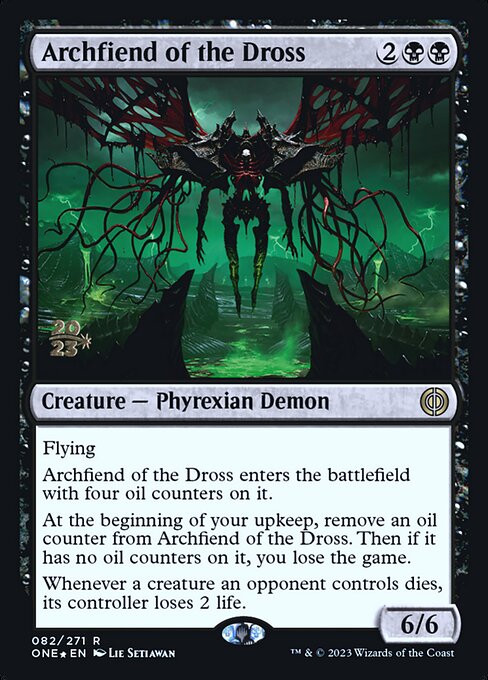 Archfiend of the Dross (Phyrexia: All Will Be One Promos #82s)