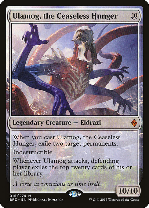 Ulamog, the Ceaseless Hunger (Battle for Zendikar #15)