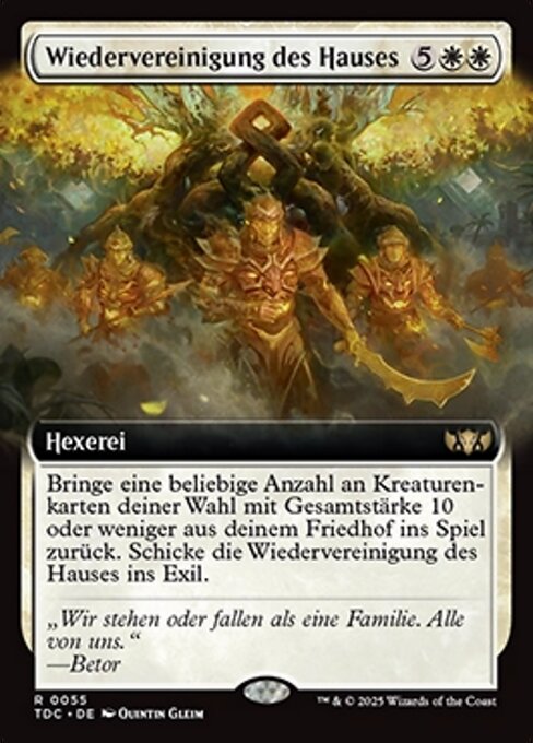 Wiedervereinigung des Hauses