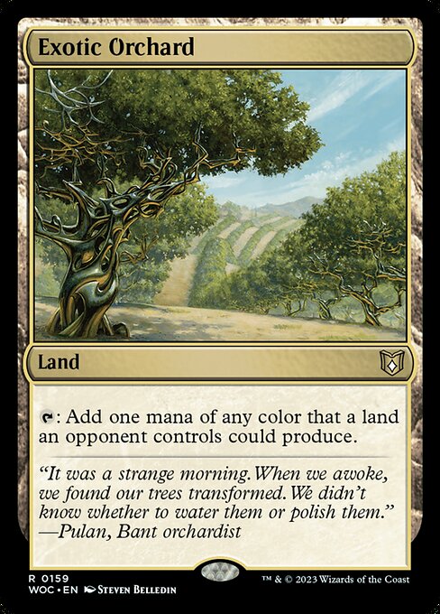 Exotic Orchard (Wilds of Eldraine Commander #159)