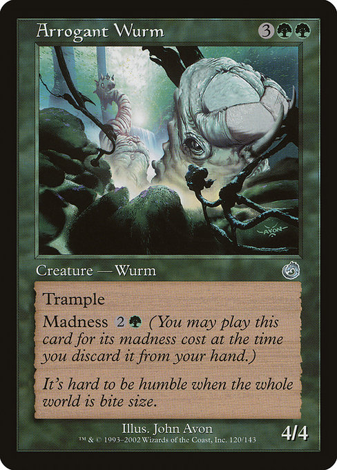 Arrogant Wurm card image