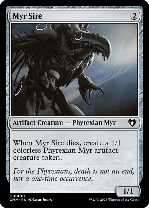 Myr Sire (Commander Masters #400)