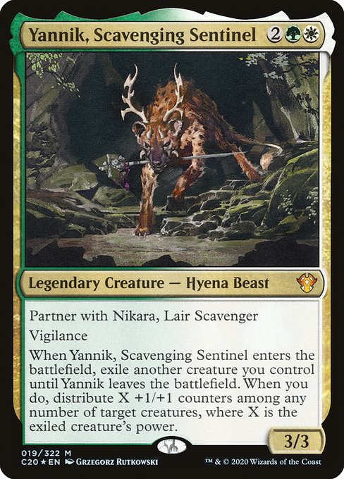 Yannik, Scavenging Sentinel (c20) 19 Yannik, Scavenging Sentinel (c20) 19