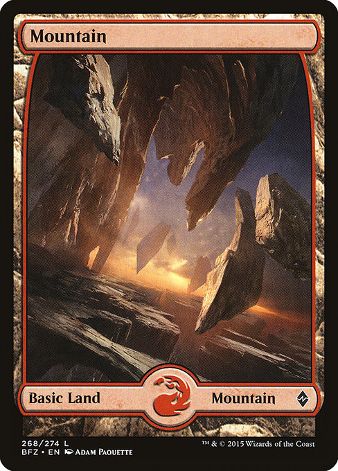 Mountain (Battle for Zendikar #268)