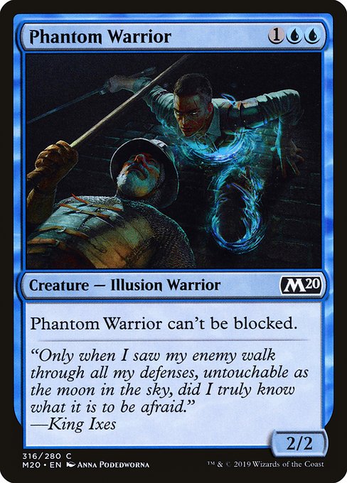 Phantom Warrior (Core Set 2020 #316)