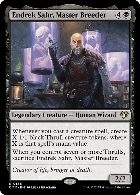 Endrek Sahr, Master Breeder (Commander Masters #155)