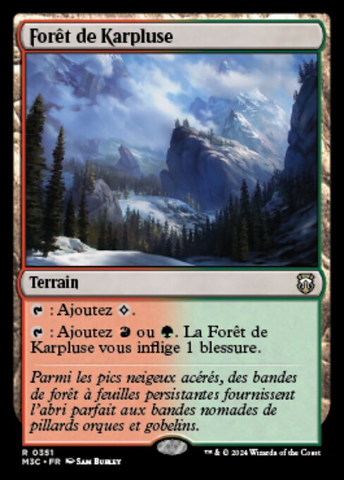 Karplusan Forest (Modern Horizons 3 Commander #351)