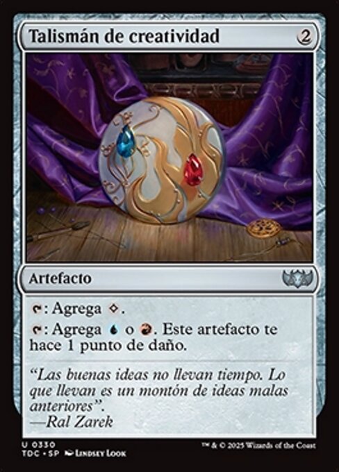 Talismán de creatividad