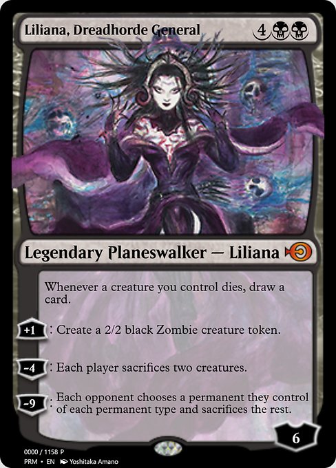 Liliana, Dreadhorde General (Magic Online Promos #72283)