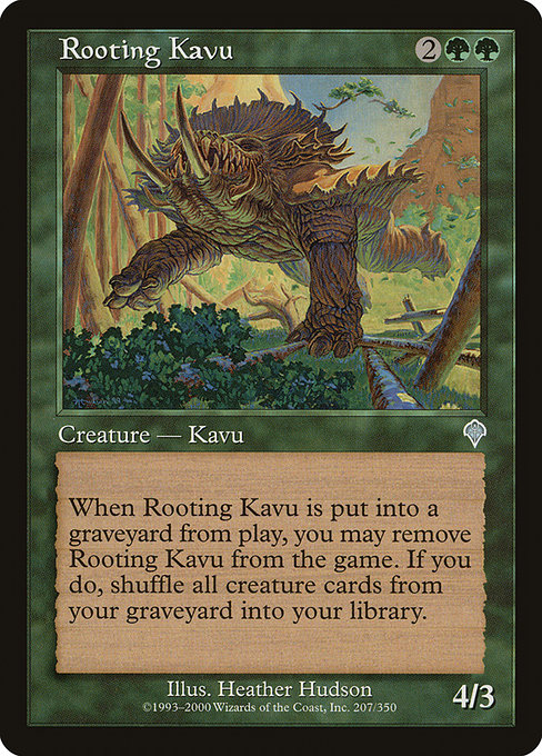 Kavru enracineur|Rooting Kavu