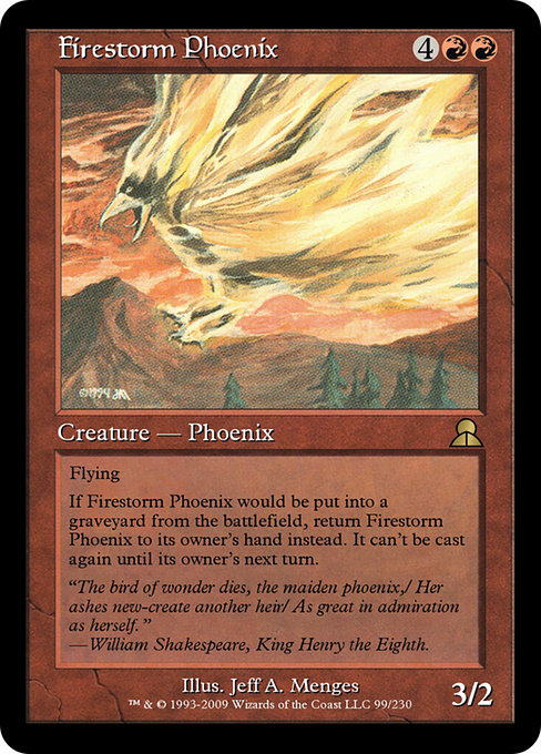 Firestorm Phoenix (Masters Edition III #99)