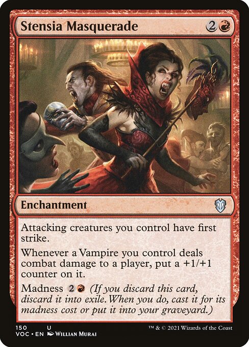 Stensia Masquerade (Crimson Vow Commander #150)