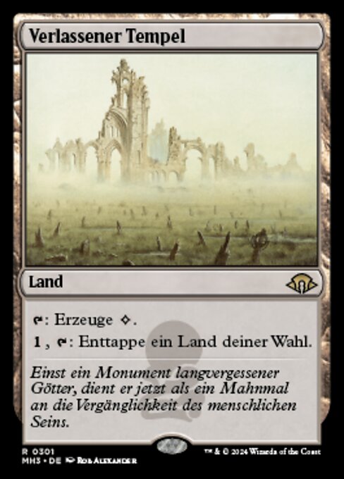 Deserted Temple (Modern Horizons 3 #301)