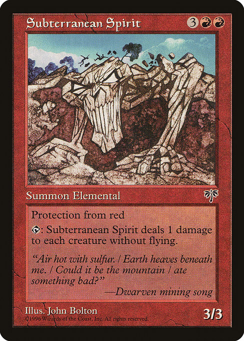 Subterranean Spirit card image
