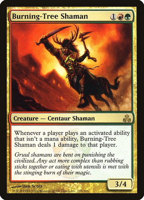 Burning-Tree Shaman (Guildpact #105)