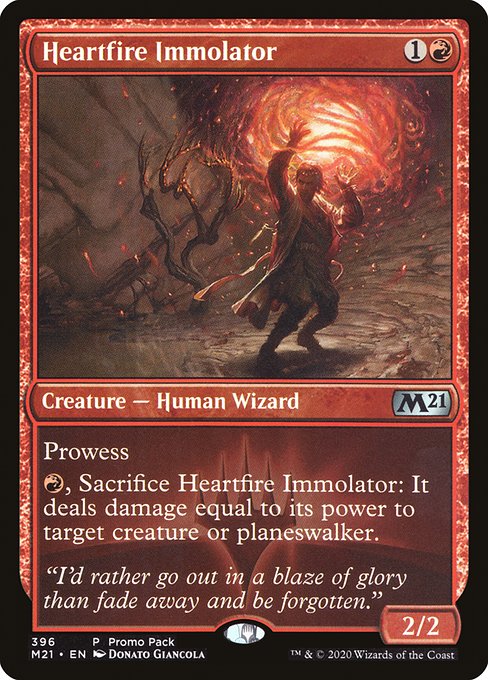 Heartfire Immolator (Core Set 2021 #396)