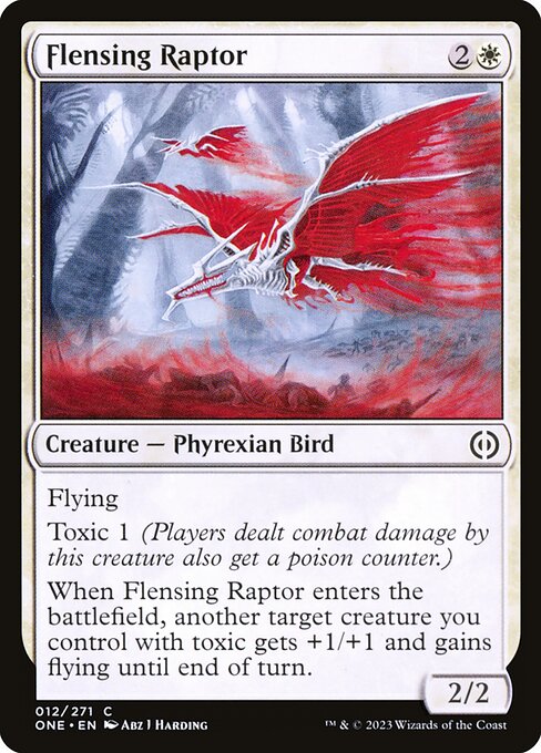Flensing Raptor (Phyrexia: All Will Be One #12)