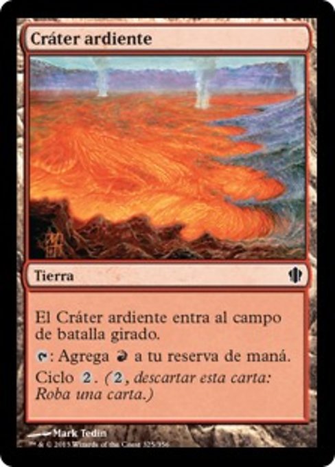 Cráter ardiente