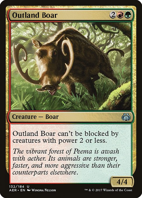 Outland Boar (Aether Revolt #132)