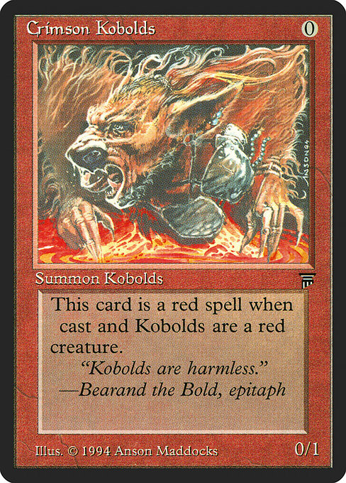 Crimson Kobolds (Legends #139)
