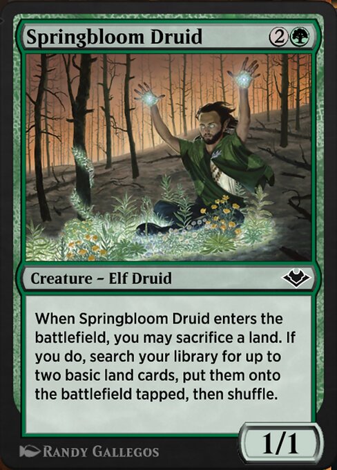 Springbloom Druid (Jumpstart: Historic Horizons #642)