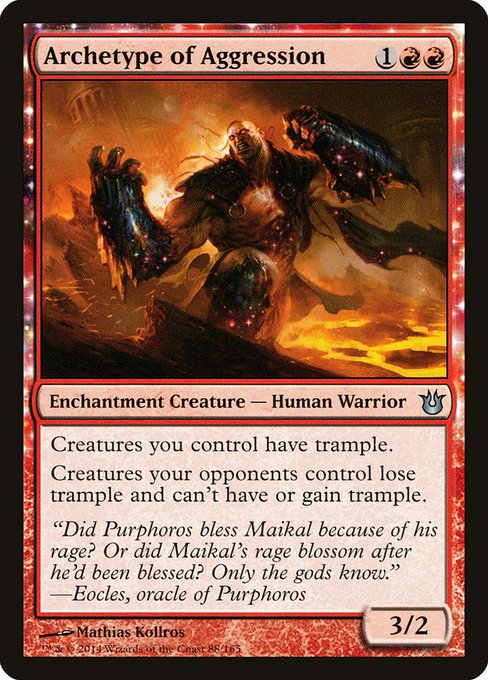 Archetype of Aggression card image