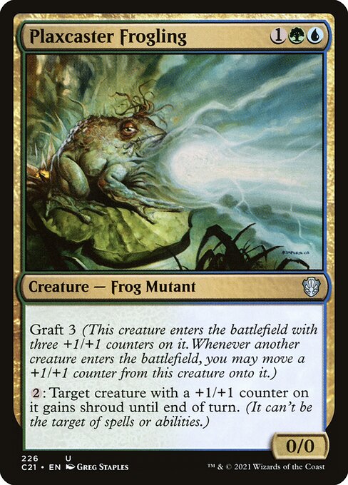 Plaxcaster Frogling (Commander 2021 #226)