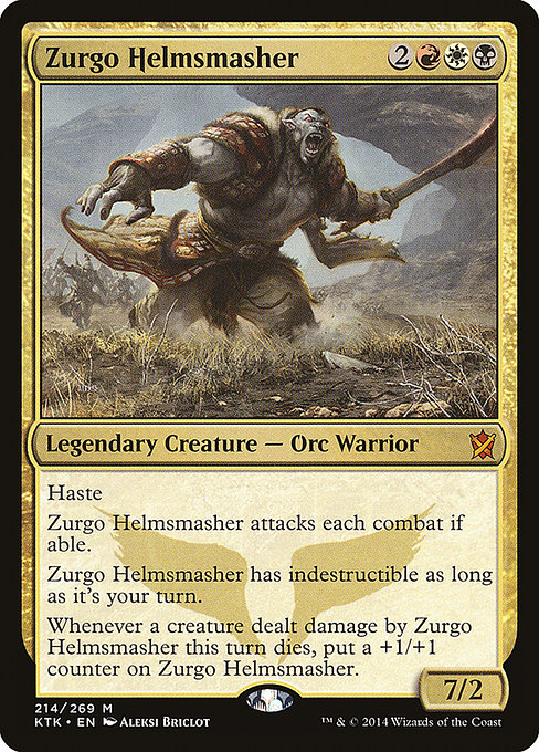 Zurgo Helmsmasher (Khans of Tarkir #214)