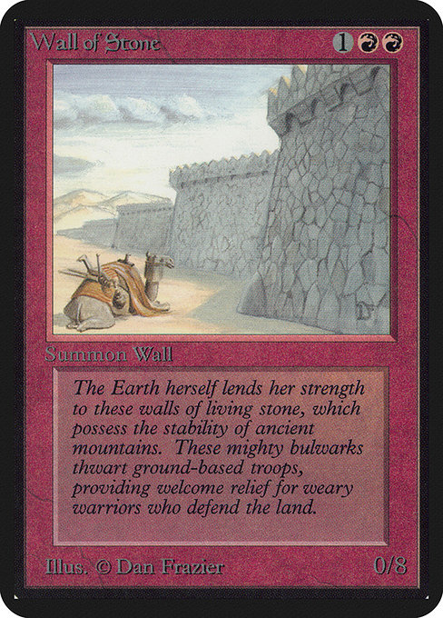 Wall of Stone (Limited Edition Alpha #182)