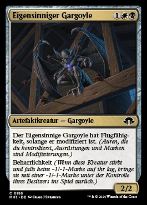 Obstinate Gargoyle (Modern Horizons 3 #195)