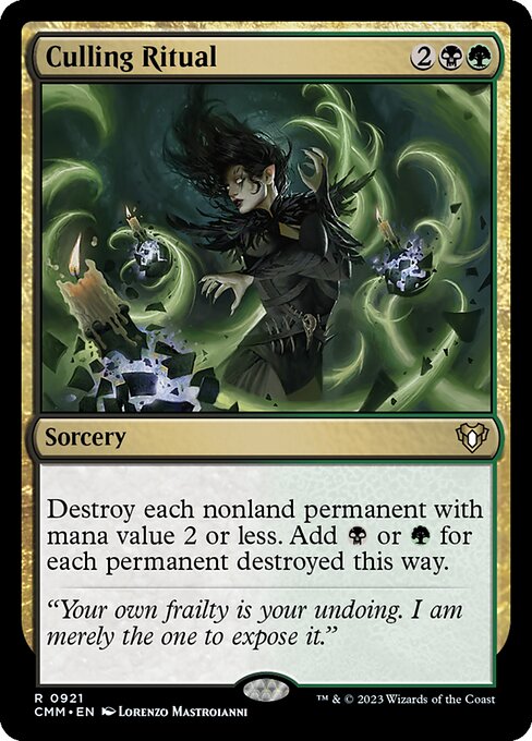 Culling Ritual (Commander Masters #921)