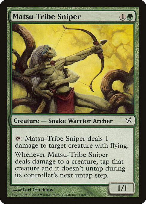 Matsu-Tribe Sniper (Betrayers of Kamigawa #136)