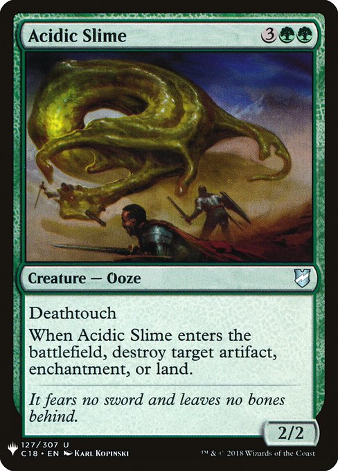 Acidic Slime (Mystery Booster #1109)