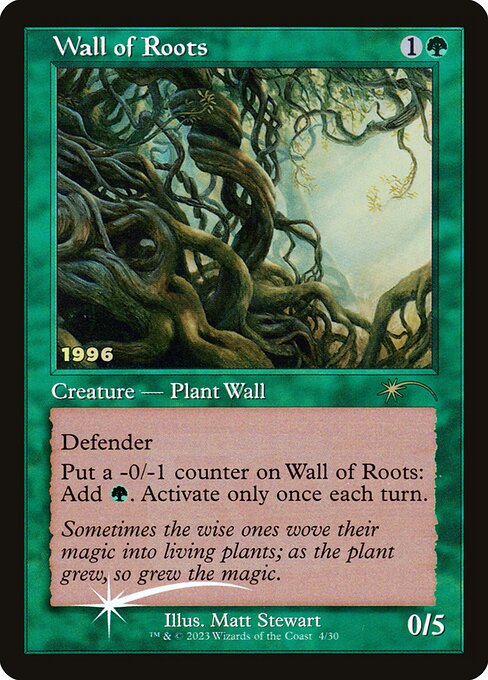 Wall of Roots (30th Anniversary Play Promos #4)
