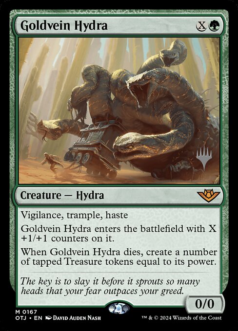 Goldvein Hydra (Outlaws of Thunder Junction Promos #167p)