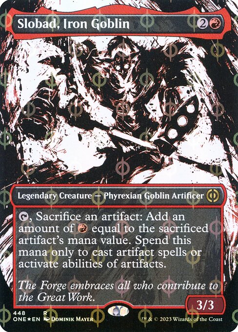 Slobad, Iron Goblin (Phyrexia: All Will Be One #448)