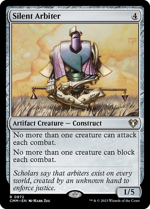 Silent Arbiter (Commander Masters #972)