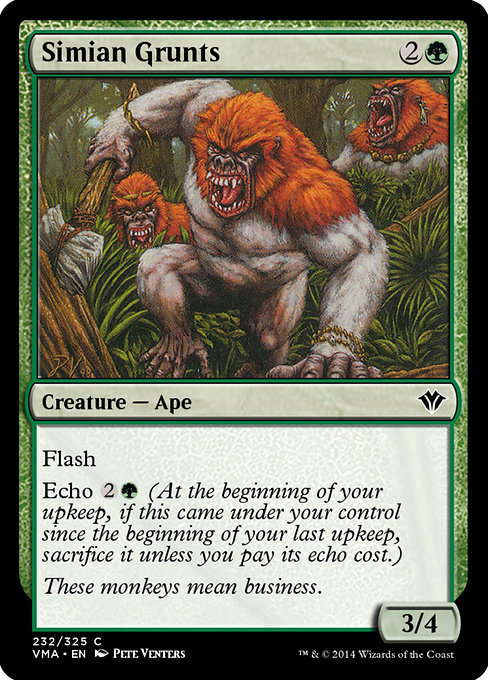 Simian Grunts (Vintage Masters #232)