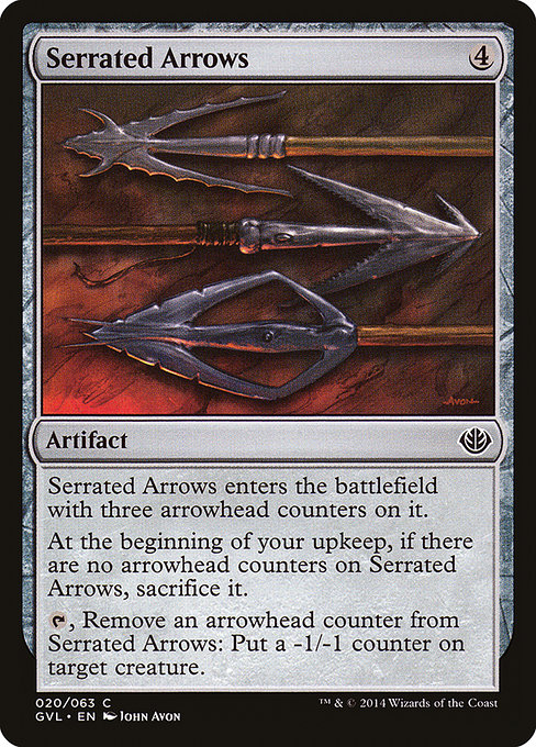 Serrated Arrows (Duel Decks Anthology: Garruk vs. Liliana #20)