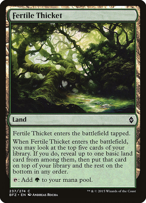 Fertile Thicket (BFZ)