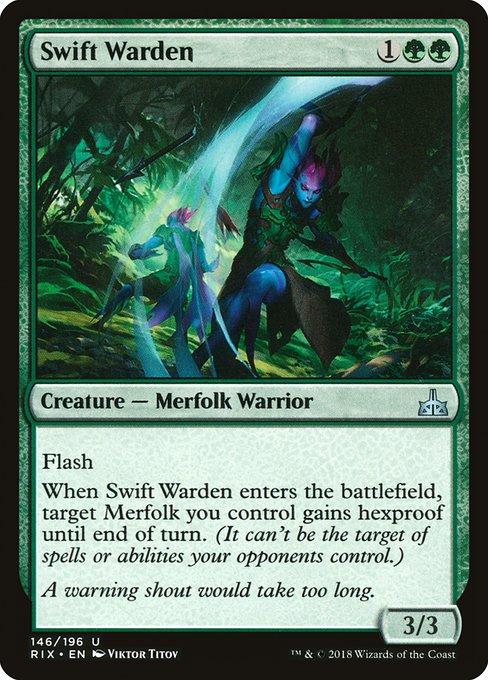 Swift Warden (Rivals of Ixalan #146)