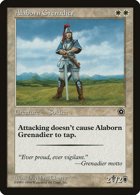 Grenadier d'Alaborn|Alaborn Grenadier