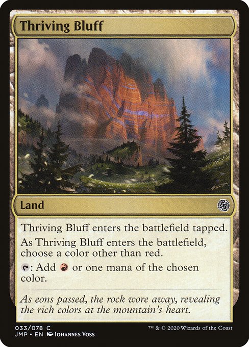 Thriving Bluff card image