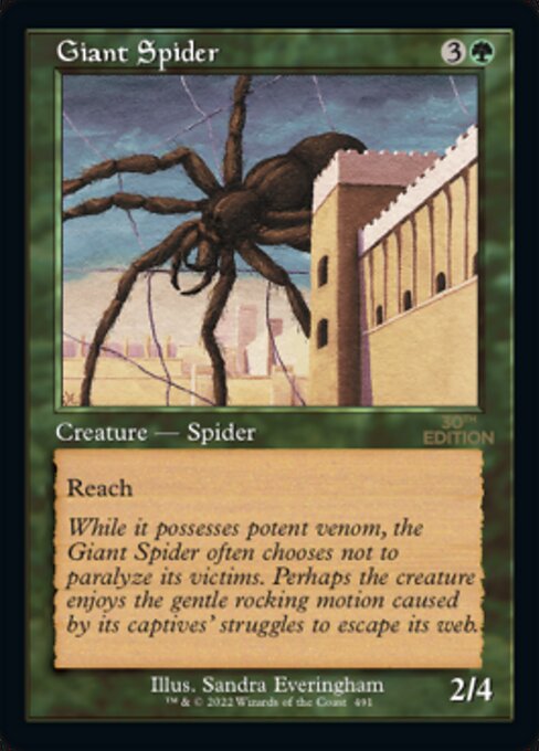 Giant Spider (30th Anniversary Edition #491)