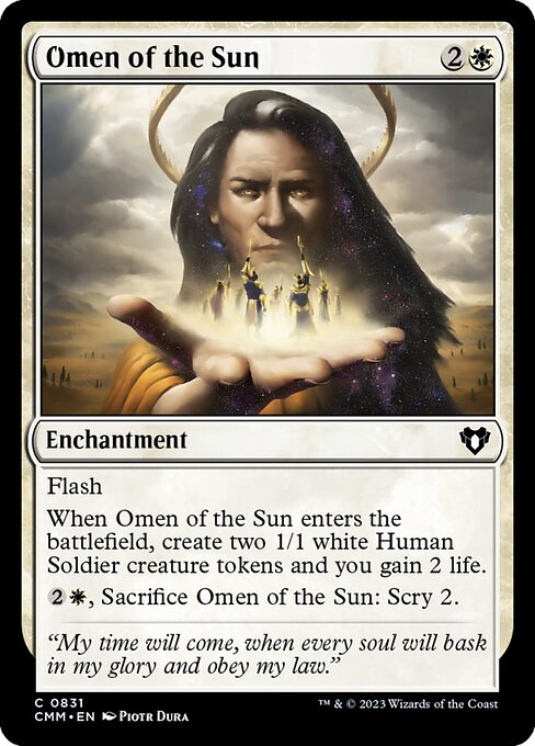 Omen of the Sun (cmm) 831