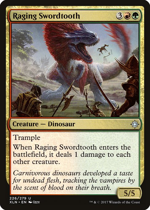 Raging Swordtooth card image