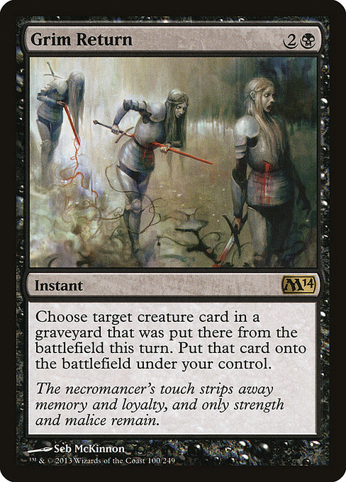 Grim Return (Magic 2014 #100)