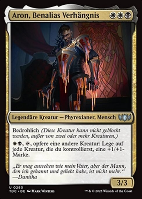 Aron, Benalias Verhängnis