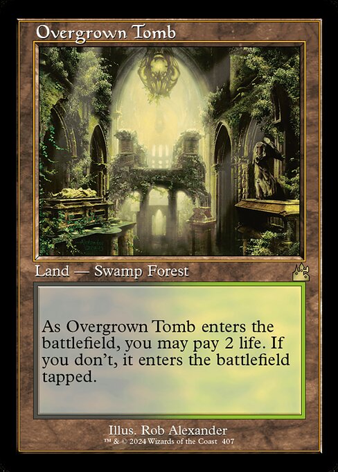 Overgrown Tomb (Ravnica Remastered #407)